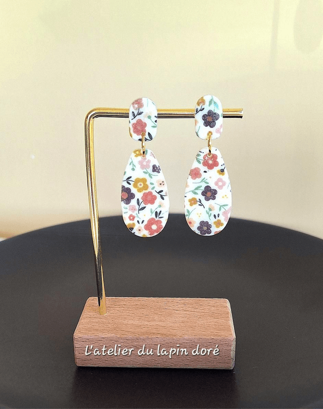 Boucles d'oreilles Flora