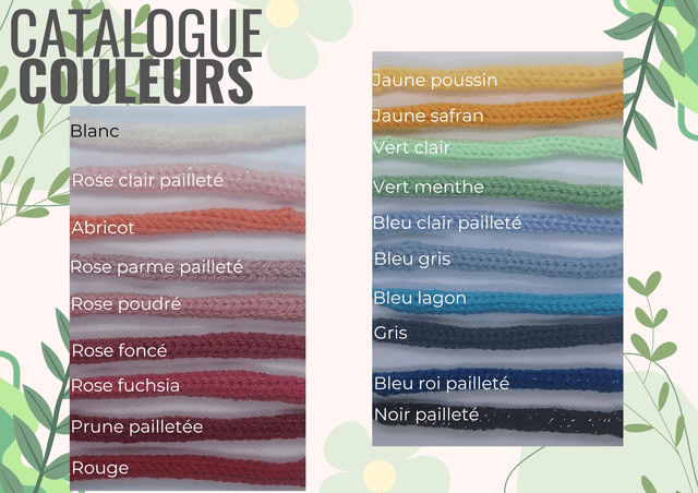 Malle de rangement en tricotin personnalisée