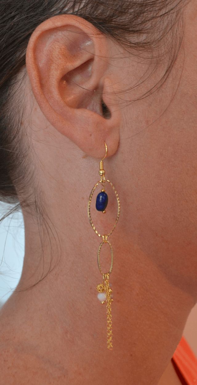 Boucles d'oreilles Azul