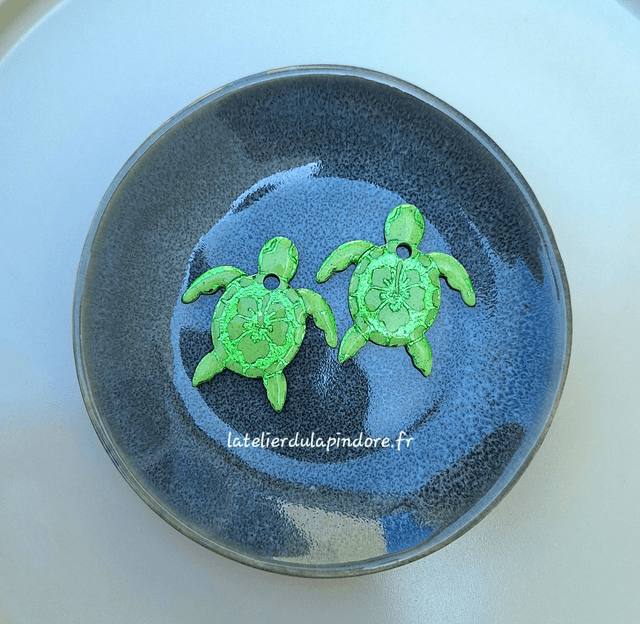 Pampilles Tortue (vendues sans créoles)