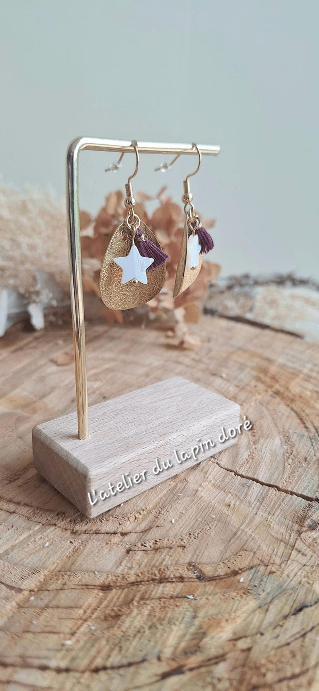 Boucles d'oreilles Stella