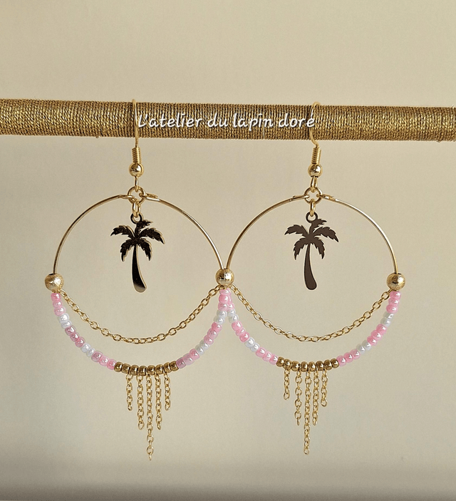 Boucles d'oreilles créole Miami