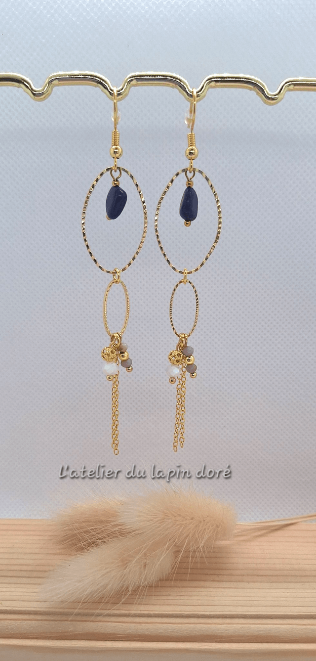Boucles d'oreilles Azul