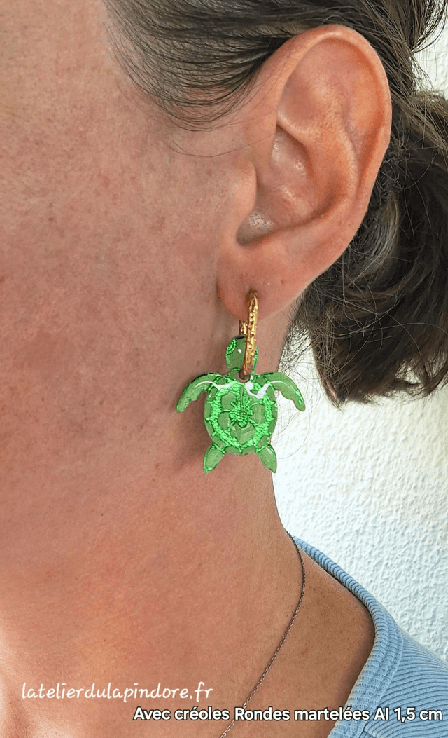 Pampilles Tortue (vendues sans créoles)