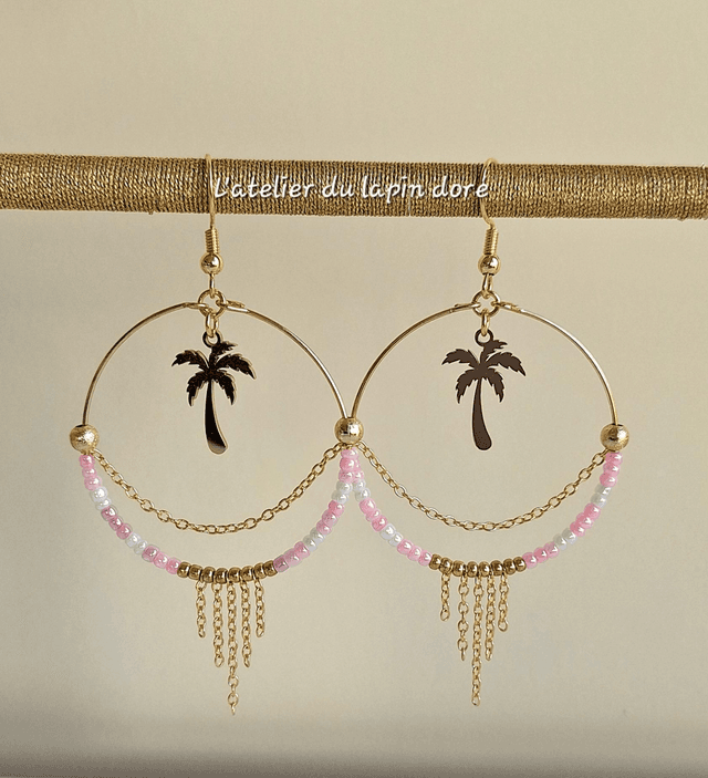 Boucles d&#039;oreilles créole Miami